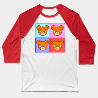 Bears In Squares Baseball T-Shirt